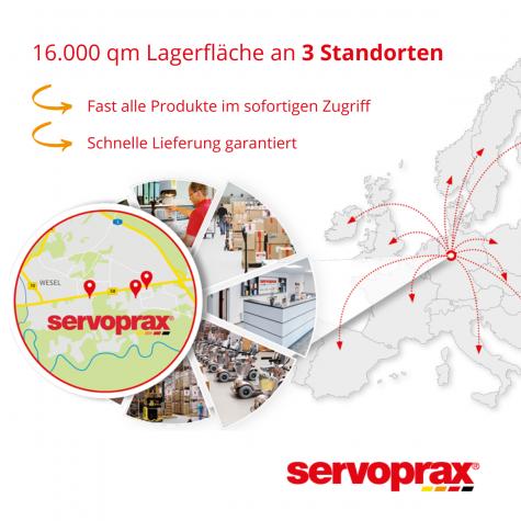 Standorte der servoprax GmbH