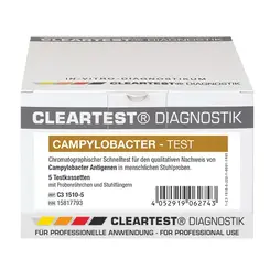 Cleartest Campylobacter, zum qualitativen Nachweis Campylobacter