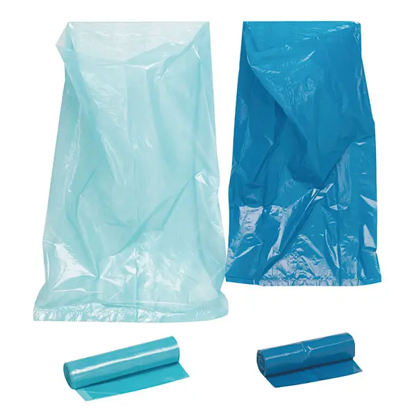  Mobile stand for refuse sacks and laundry sacks Rubbish bag, tear-proof plastic | 120 liter, 70 x 110 cm, strength 40 µ