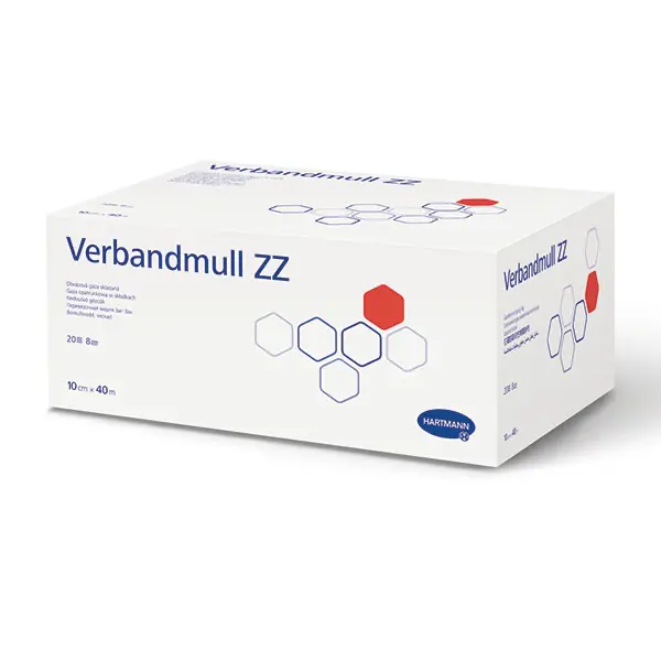 Verbandmull ZZ Hartmann 10/80 cm x 1 m | 50 Stück