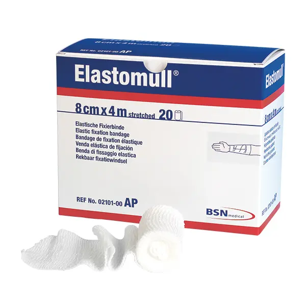 Elastomull BSN Anstaltspackung, lose im Karton | 6 cm x 4 m | 18 x 20 Stück