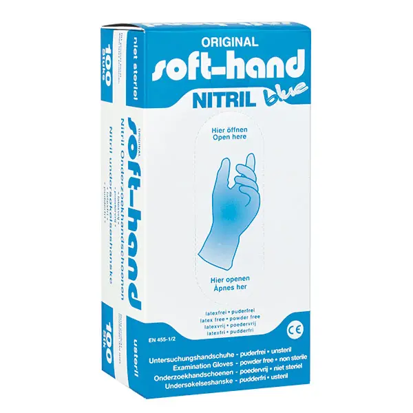 Soft-Hand Nitrile blue - powder-free M - medium