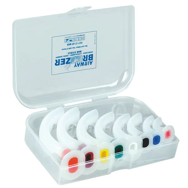 Airway Breezer Guedel airways set Guedel airways boxed set, color coded, sterile | colour-coded,|loose in polybag (without illustration)