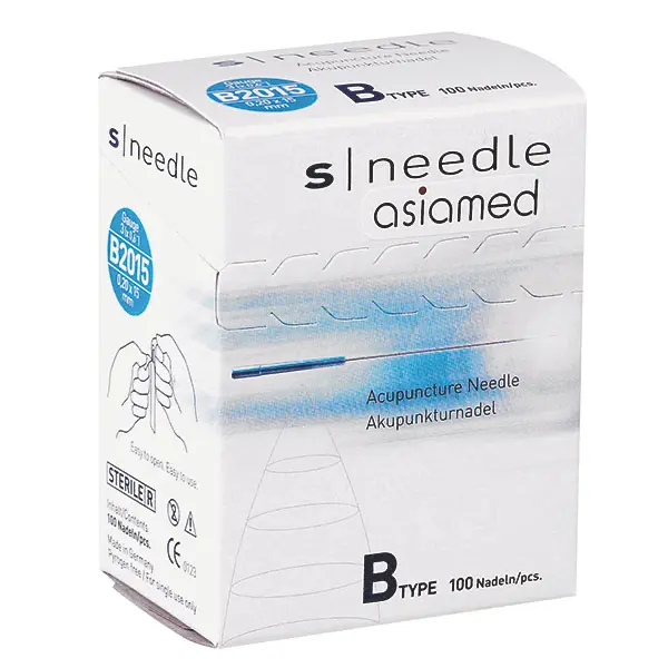 S-Needle Akupunkturnadeln, Typ B, ohne Führungsröhrchen Nr. 8 (0,30 x 30 mm)