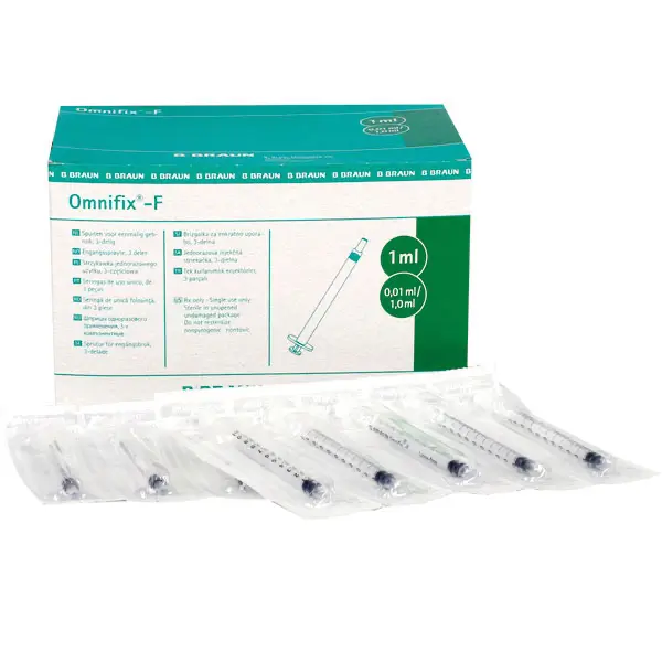 Omnifix F Solo tuberculine syringes 1 ml - B.Braun 1 ml | 1800 pcs.
