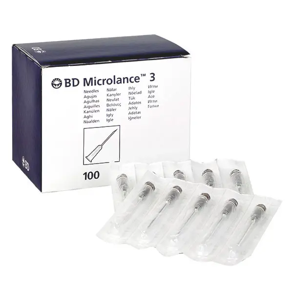 Microlance 3 Cannula, BD BD Microlance 3 special cannulas | 25 G x 5/8" | 16 mm | 0,5 mm | orange