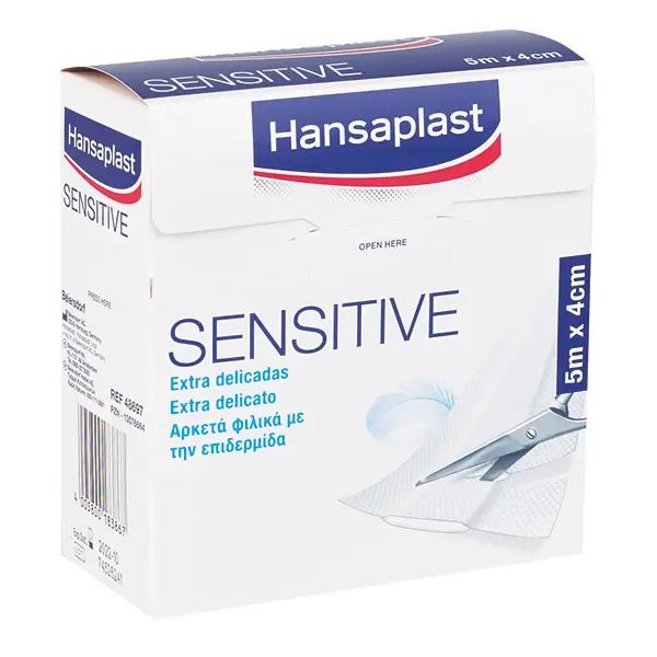 Hansaplast Sensitive BDF Hansaplast Sensitive, Meterware | 8 cm x 5 m | 20 Stück