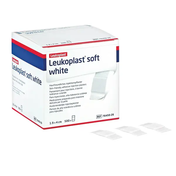 Leukoplast Soft white Injection Plaster BSN 1,9 x 4 cm