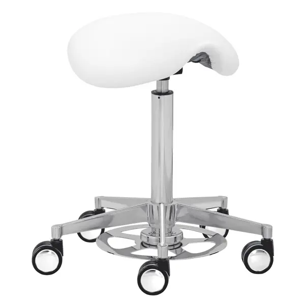 Comfort saddle stool professional crystal grey