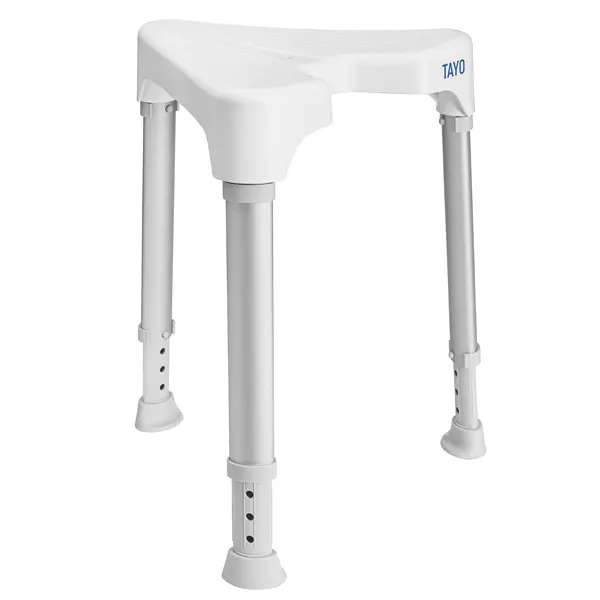 TAYO shower stool triangular Shower stool triangular, white