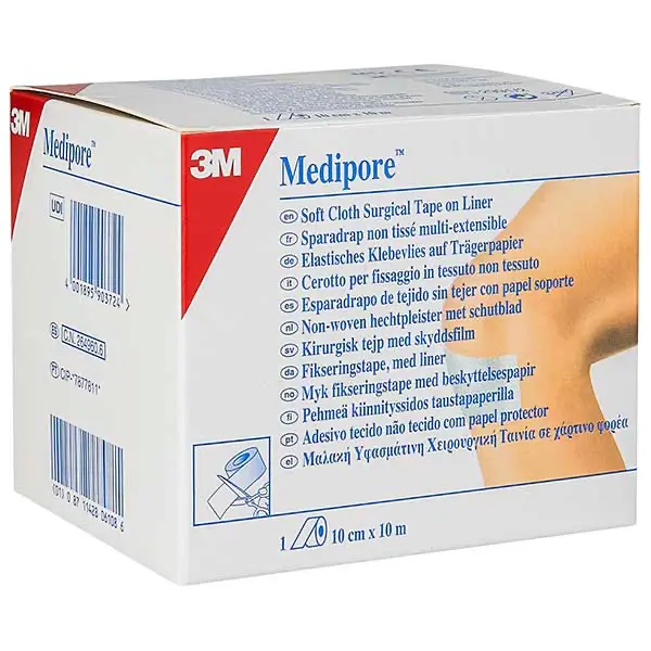 Medipore on liner Adhesive fleece on backing paper 3M 