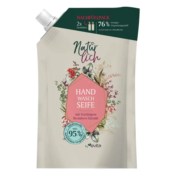 Hand Wash Soap Refill Bag Wild Berry 